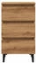 vidaXL mit Metallbeinen Artisan-Eiche 40x35x69 cm (856426)