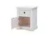 ebuy24 New Mexico Nachttisch 2er-Set, Weiß/Gewachst, 53x66cm, 1 Schublade, 1 Tür (24-4024)