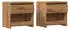 vidaXL Nachttische 2 Stk. Artisan-Eiche 40x30x39 cm Holzwerkstoff (856409)