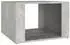 vidaXL Nachttisch Betongrau 57x55x36 cm Holzwerkstoff (816556)