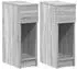 vidaXL Nachttische mit Schublade 2 Stk. Sonoma 20x36x60 cm (858706) grau