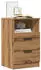 vidaXL Nachttische 2 Stk. Artisan-Eiche 40x36x65 cm Holzwerkstoff (856847)