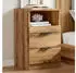 vidaXL Nachttische 2 Stk. Artisan-Eiche 40x36x65 cm Holzwerkstoff (856847)