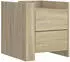 vidaXL Nachttisch Sonoma-Eiche 45x50x50 cm Holzwerkstoff (848285)