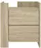 vidaXL Nachttisch Sonoma-Eiche 45x50x50 cm Holzwerkstoff (848285)