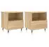 vidaXL Nachttische 2 Stk. Sonoma-Eiche 40x35x47,5 cm Holzwerkstoff (827395)
