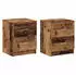 vidaXL Nachttische 2 Stk. mit 2 Schubladen Altholz-Optik 40x36x50 cm (858800)