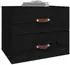 vidaXL Wand-Nachttisch 50x36x40 cm (820984) schwarz