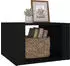 vidaXL Nachttisch 57x55x36 cm Holzwerkstoff (816553) schwarz