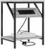 vidaXL Nachttische 2 Stk. Sonoma 38x30x48 cm Holzwerkstoff (859587) grau