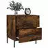 vidaXL 2 Stk. Räuchereiche 40x35x47,5 cm Holzwerkstoff (827335)