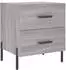 vidaXL Grau Sonoma 40x35x47,5 cm Holzwerkstoff (827336)