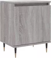 vidaXL Nachttisch Grau Sonoma 40x30x50 cm Holzwerkstoff