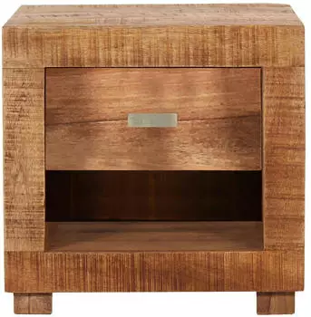SIT M&ouml;bel Nachttisch | 1 Schublade 1 offenes Fach | Mango-Holz natur | B 40 x T 30 x H 40 cm | 19000-50 | Serie