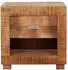 SIT Möbel Nachttisch | 1 Schublade 1 offenes Fach | Mango-Holz natur | B 40 x T 30 x H 40 cm | 19000-50 | Serie