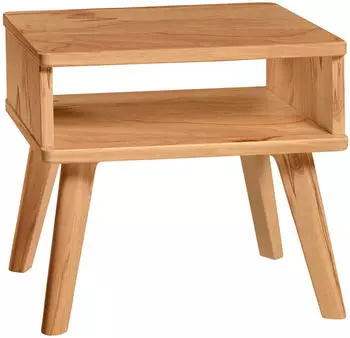 Hasena Stand Nachttisch Massivholz Wildbuche natur, ge&ouml;lt