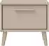Paidi EEFJE Nachtkommode Holzwerkstoff Soft-Close Schublade, Cashmere-Beige, 48x42x41cm