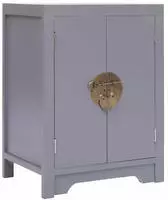 vidaXL Nachttisch 38&times;28&times;52 cm Paulownia Holz
