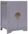 vidaXL Nachttisch Paulowniaholz Grau 38x28x52cm (284072)
