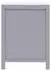 vidaXL Nachttisch Paulowniaholz Grau 38x28x52cm (284072)