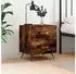 vidaXL Nachttisch Rauchige Eiche Holzwerkstoff 40x35x47,5cm