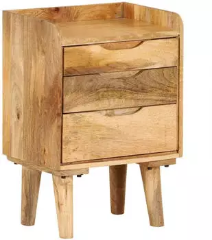 vidaXL Nachttisch Massivholz Mango 40x30x59,5cm (246788)