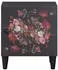 vidaXL Nachttisch mit Tür Schwarz 40x33x46cm Massivholz Mango