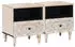 vidaXL Nachttisch 2 Stk. Massives Mangoholz 40x33x46cm