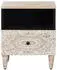 vidaXL Nachttisch 2 Stk. Massives Mangoholz 40x33x46cm