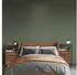 Relaxdays Nachttisch Industrial 2er Set, Holzwerkstoff/Metall, dunkelbraun, 45x70x42.5cm