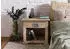 Massivmoebel24 Railway Nachttisch Mangoholz 50x40x45cm whitewash (09-680-772-2087)