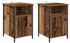vidaXL Nachttisch 2er-Set Altholz-Optik 40x42x60cm