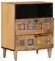 vidaXL Nachttisch Massivholz Mango Natur 50x33x62cm