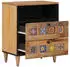 vidaXL Nachttisch Massivholz Mango Natur 50x33x62cm