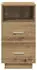 vidaXL Nachttische 2er-Set 2 Schubladen Artisan-Eiche 36x36x68cm (858595)