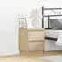 vidaXL Nachttisch mit Sonoma Eiche 39x34,5x50 cm Holzwerkstoff (869614)
