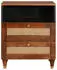 vidaXL Nachttisch 50x33x60 cm Rohr und massives Mangoholz (4018890) braun