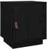 vidaXL Nachttisch 40x34x45 cm Massivholz Kiefer (818283) schwarz