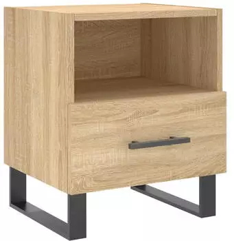 vidaXL Nachttisch Sonoma-Eiche 40x35x47,5 cm Holzwerkstoff (827490)