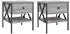 vidaXL Nachttische 2 Stk. Sonoma 40x42x45 cm Holzwerkstoff (825960) grau