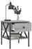 vidaXL Nachttische 2 Stk. Sonoma 40x42x45 cm Holzwerkstoff (825960) grau