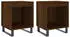 vidaXL Nachttische 2 Stk. Eichen-Optik 40x35x50 cm Holzwerkstoff (830747) braun