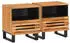 vidaXL Nachttische 2 Stk. 40x34x46 cm Massivholz Akazie (377469)