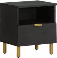 vidaXL Nachttisch Schwarz 40x33x46 cm Holzwerkstoff