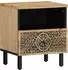 vidaXL Nachttisch 40x33x46 cm Massivholz Mango (358218)