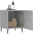 vidaXL 2 Stk. Betongrau 40x40x50 cm Holzwerkstoff (827605)