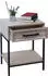 Mendler Nachttisch MCW-N91 Kommode Beistelltisch Schrank Schublade Shabby-Look Paulownia Holz 59x43x36cm natur