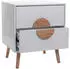 Heute Wohnen HWC-N89 Nachttisch Schublade Melamin Holz 55x48x41cm (98751)
