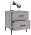 vidaXL Nachttische 2 Stk. Grau Sonoma 40x35x47,5cm Holzwerkstoff