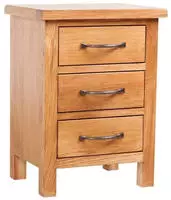 vidaXL Nachttische 2 Stk. 40x30x54 cm Massivholz Eiche
